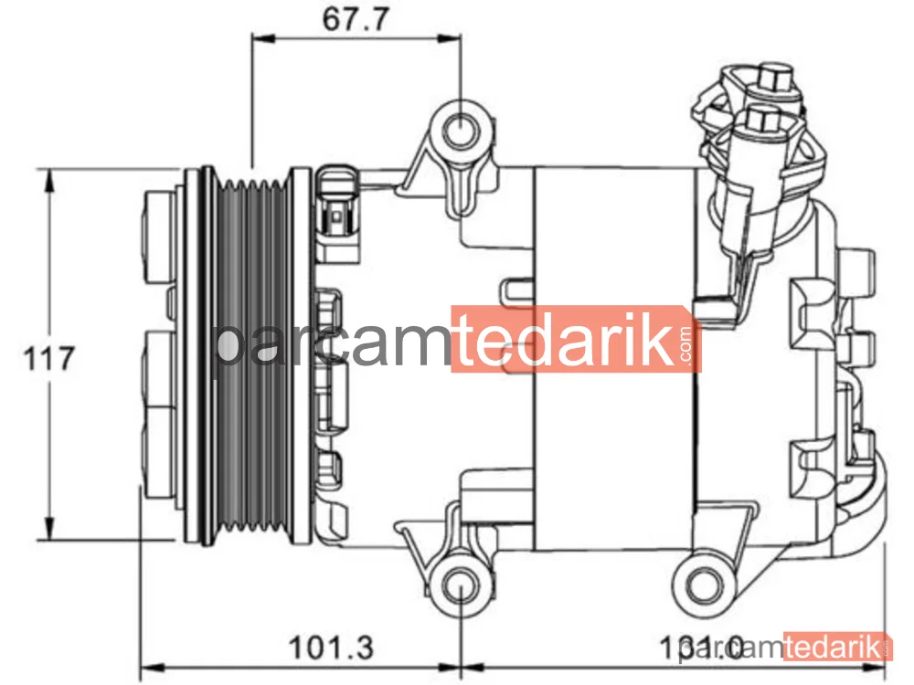 BEHR ACP1330000P | Klima Kompresörü — Land Rover FREELANDER2 2.2