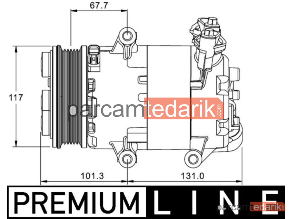 BEHR ACP1330000P | Klima Kompresörü — Land Rover FREELANDER2 2.2