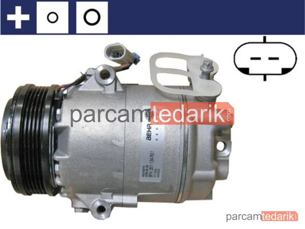 Klima Kompresörü — Opel Astra G, Opel Astra G Coupe, Opel Astra G Classic Caravan - ACP45000S