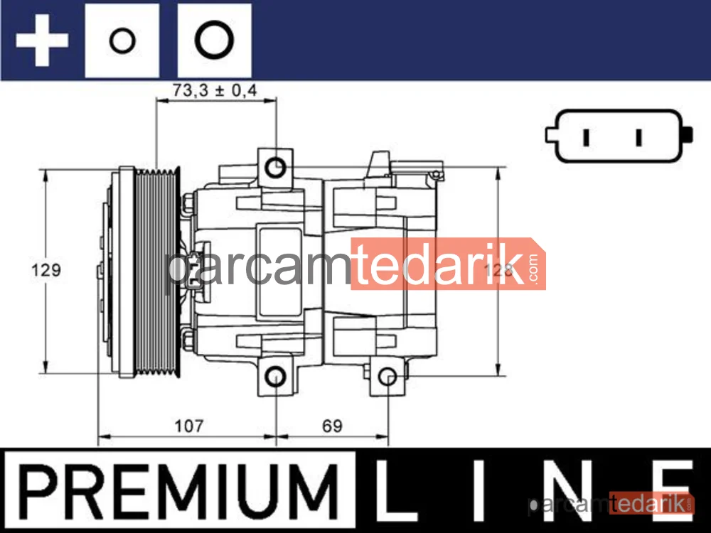 BEHR ACP855000P | Klima Kompresörü — Ford Transit V.184 01
