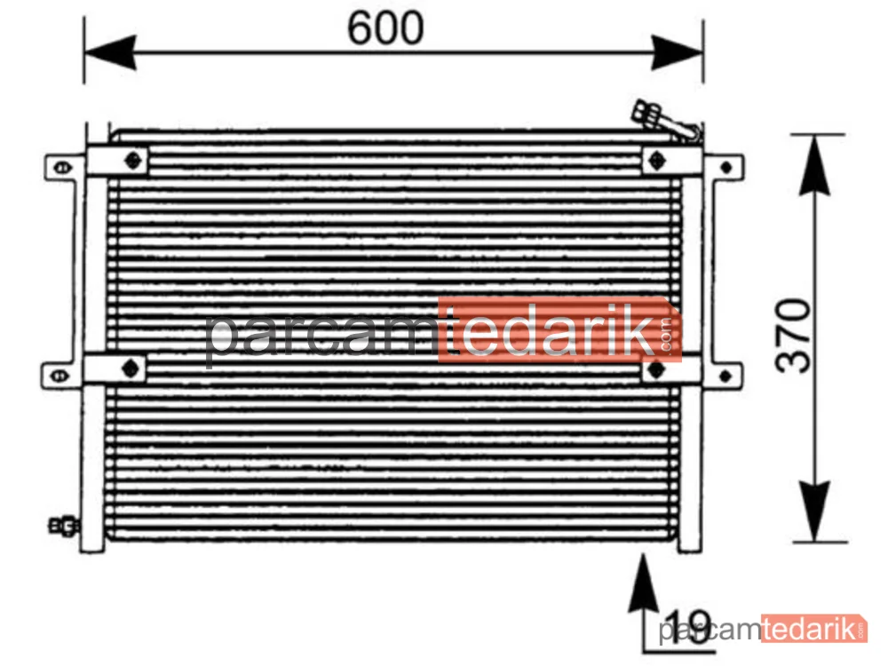 Klima Kondenseri — VW Seat - AC171000P
