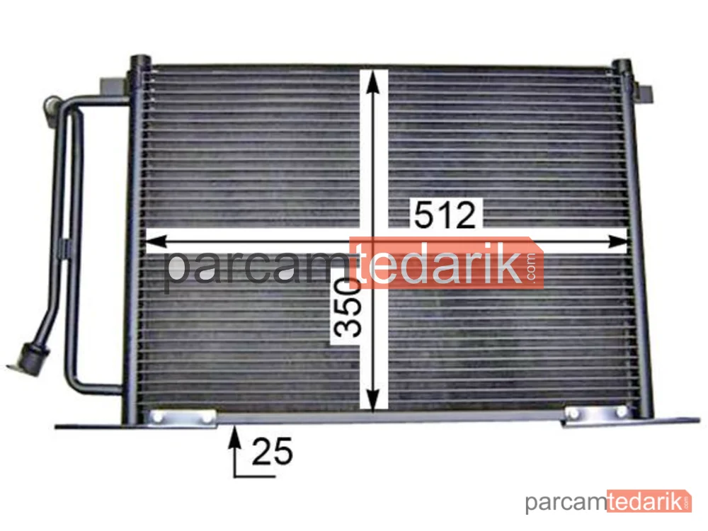 AC183000S | Klima Kondenseri — Ford Courier Pick-up, Ford Fiesta IV, Ford Fiesta Kasa/büyük limuzin