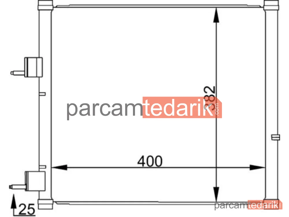 AC184000S | Klima Kondenseri — Ford KA, Ford STREET KA