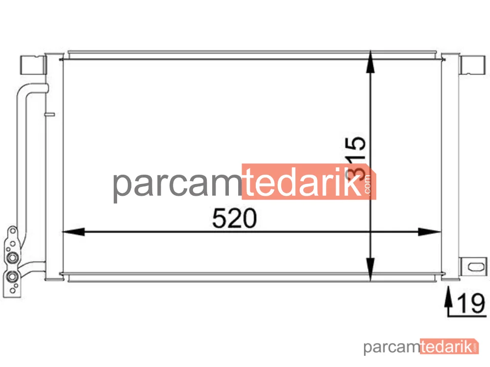 AC235001S | Klima Kondenseri — M47-N47 - E46-E83