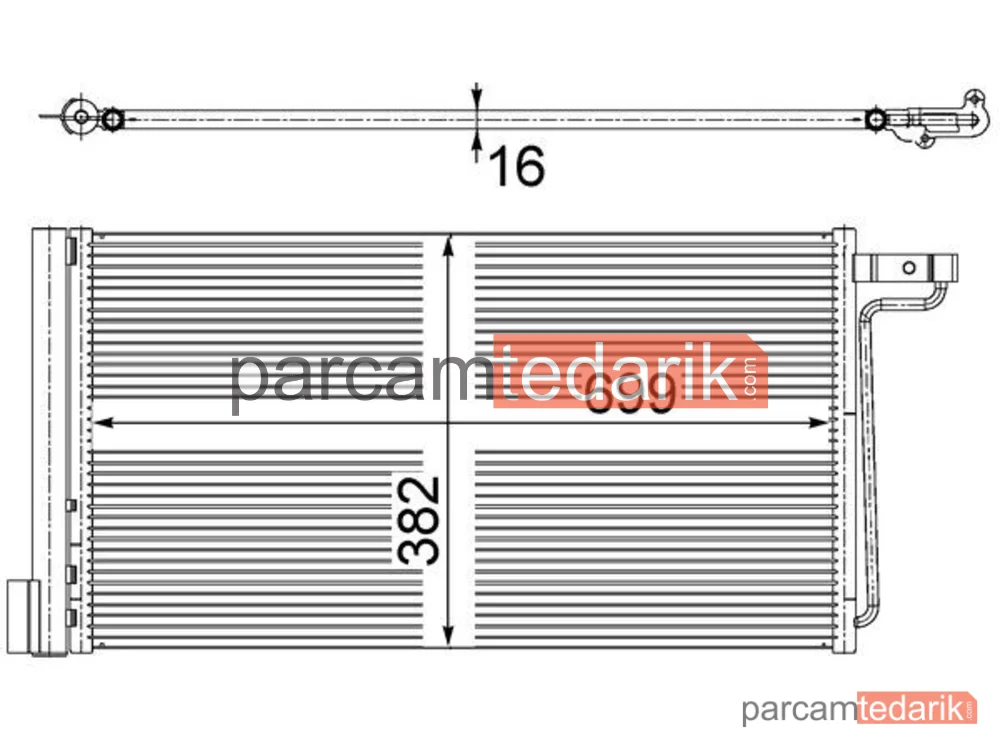 AC29000S | Klima Kondenseri — Ford C-Max II, Ford Focus III, Ford Focus III Sedan