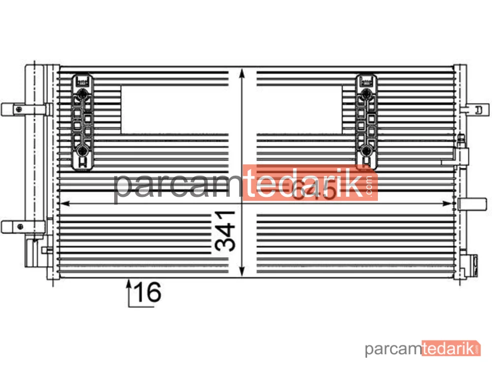 AC457000S | Klima Kondenseri — Audi A4 A5 Q5