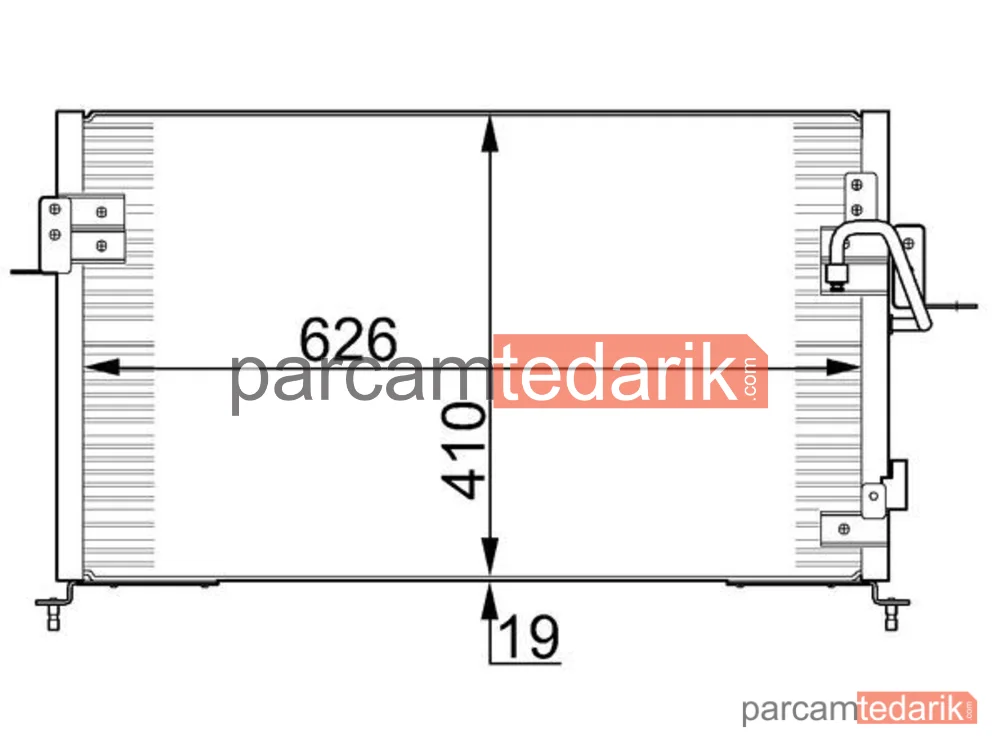 AC676000S | Klima Kondenseri — Discovery 2 TD5