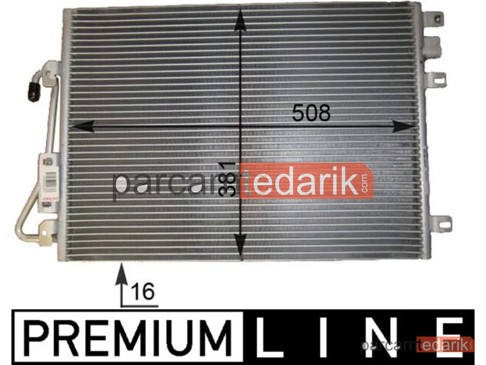 BEHR AC802000P | Klima Kondenseri — Dacia Logan, Dacia Logan Express, Dacia Logan MCV