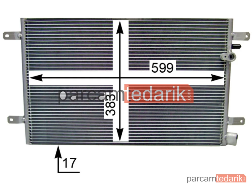 BEHR AC803000S | Klima Kondenseri — Audi A6 Allroad C6, Audi A6 C6, Audi A6 C6 Avant