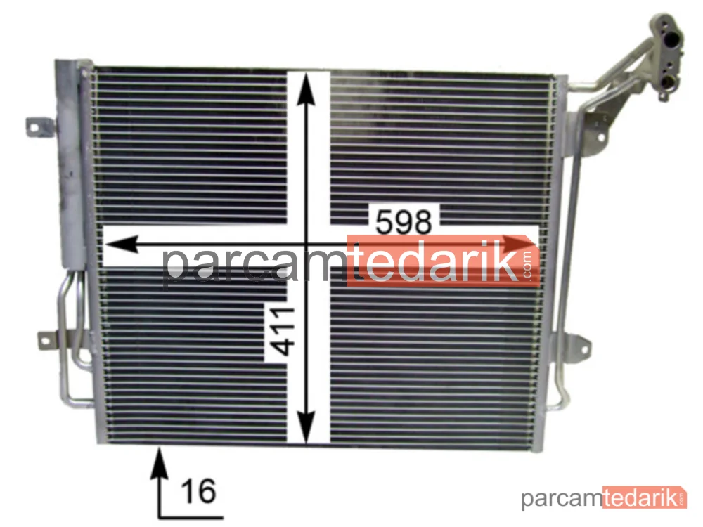 BEHR AC849000S | Klima Kondenseri — VW Seat