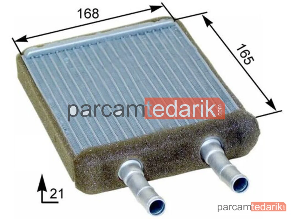 AH173000P | Kalorifer Radyatörü — Hyundai Accent 1.3-1.5 95-05 Coupe 1.6 96-02 Elantra 96-00