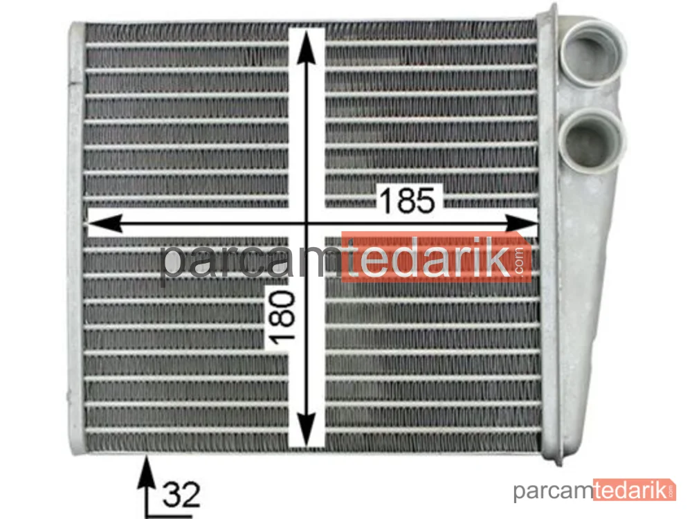 MAHLE AH208000S | Kalorifer Radyatörü — VW Golf V, VW Passat B6 Variant, VW Tiguan