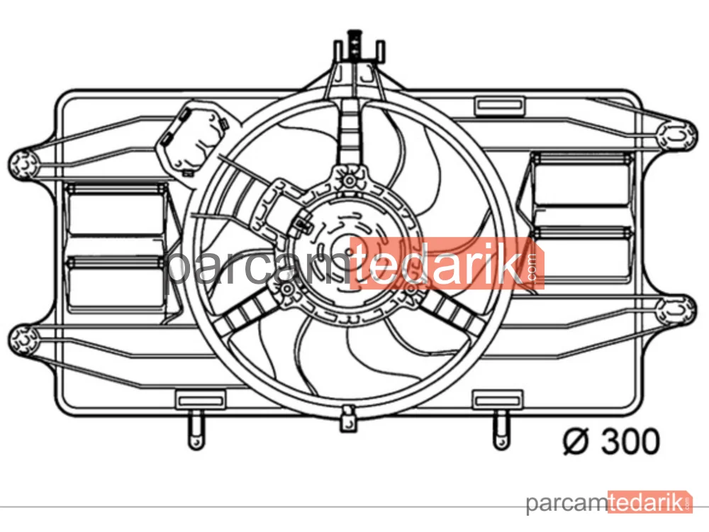 CFF142000P | Fan Motoru — Klimali (Fiat Doblo 1.2 8V 00-)