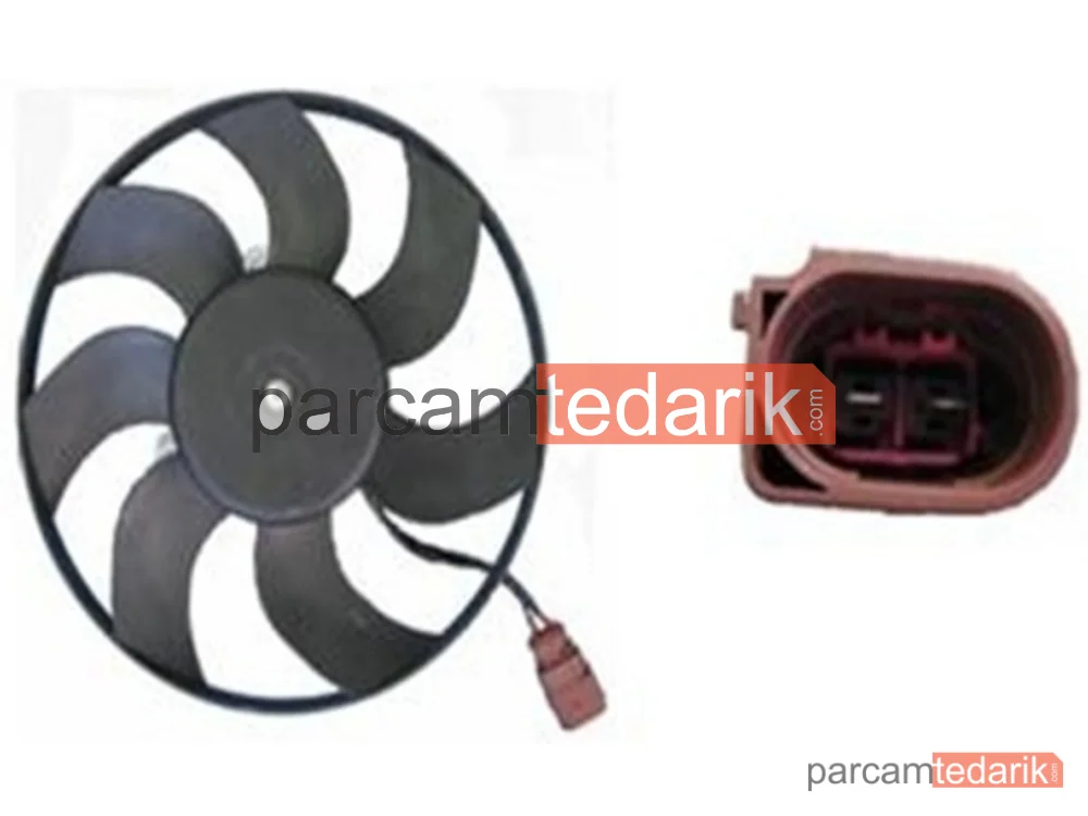 CFF169000S | Fan Motoru — 295 MM 186W (VW Caddy 04- Golf 04-14 Passat 06-15 Audi A3 04-13 Seat Leon 06-13)