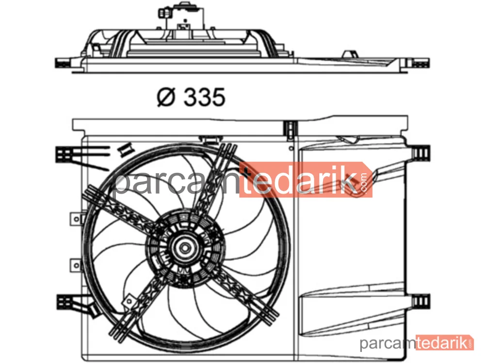 BEHR CFF182000P | Fan Motoru — Fiat Fiorino /Peugeot Bibber /CITROEN NEMO 1.4 08-/ Premium LINE