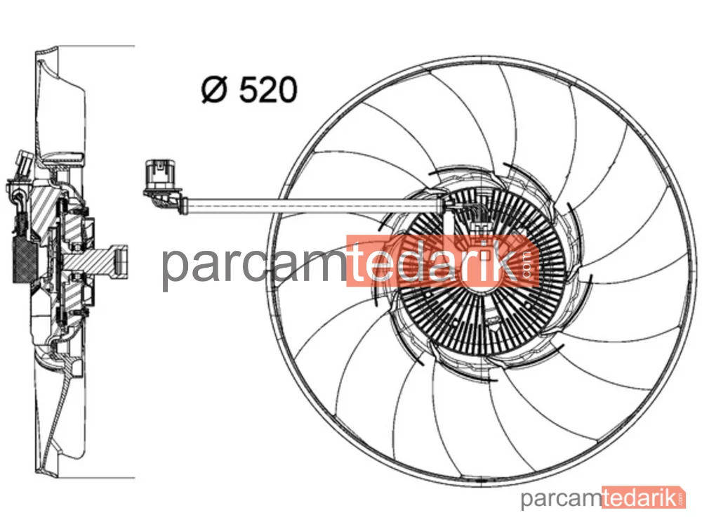 CFF474000P | Fan Motoru — Landrover Range Rover III 4.4TD V8 10