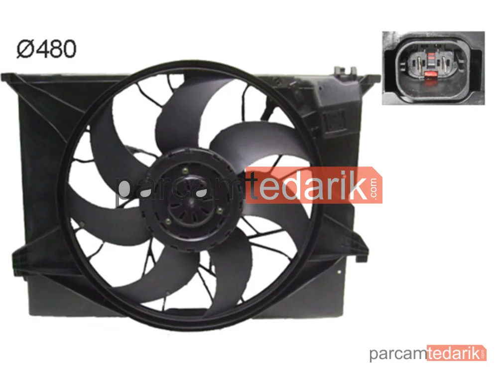 CFF486000S | Fan Motoru — Mercedes W221 2005-2011 Komple-Pervaneli