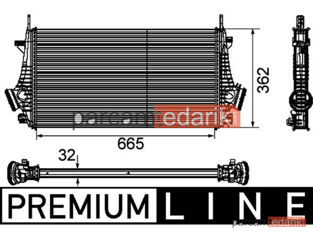 BEHR CI191000P | Turbo Radyatörü — Opel Insignia A A16LET Benzinli 2.8 Benzinli 2.0 Dizel (1.6 Dizel Manuel)
