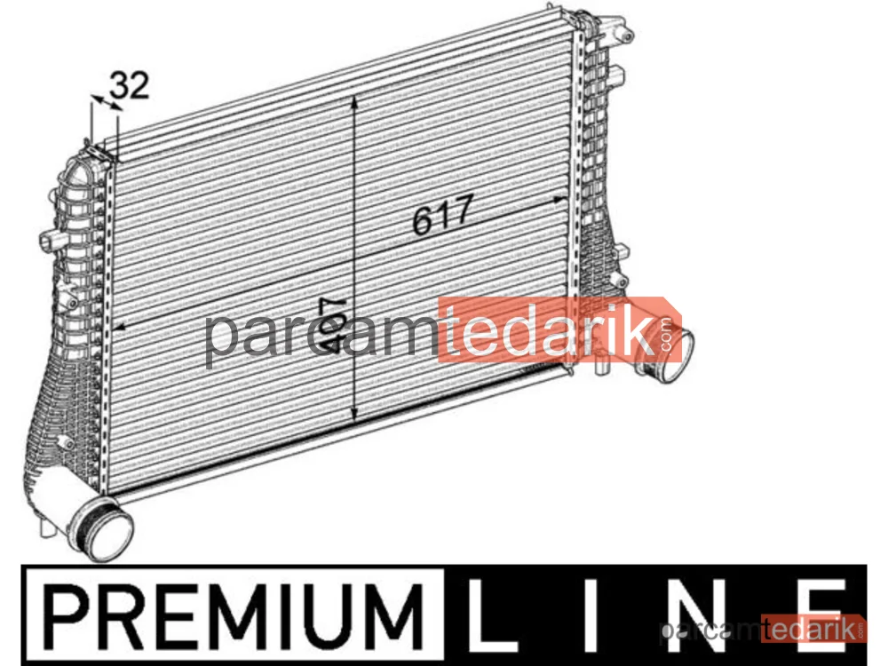 BEHR CI207000P | Turbo Radyatörü — VW Audi Seat Skoda