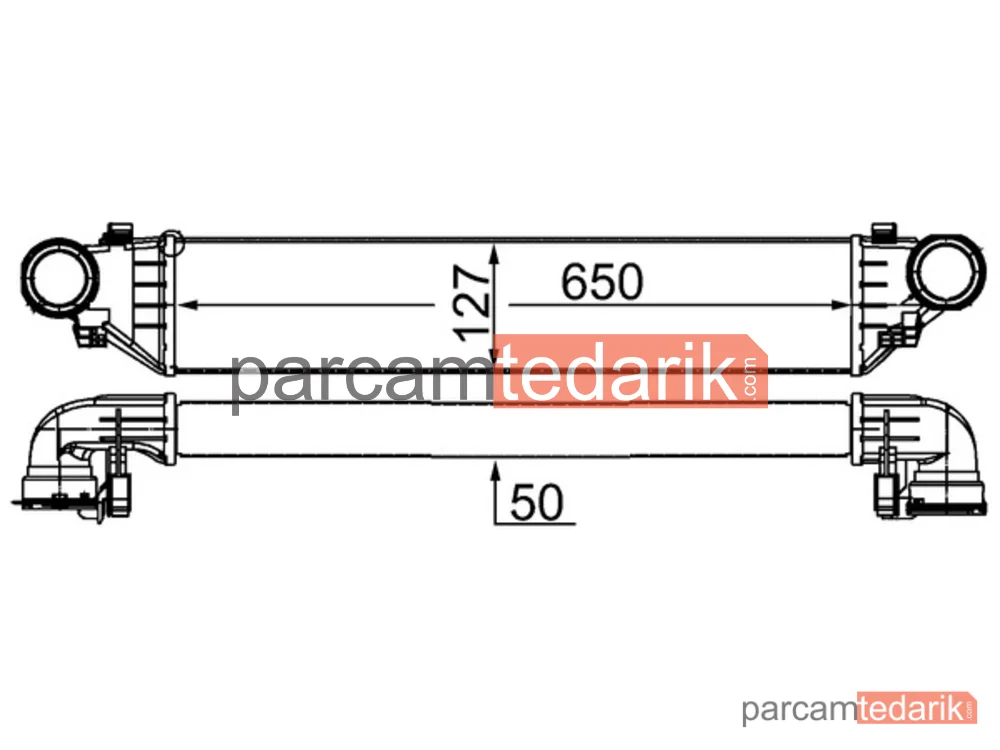 CI343000S | Turbo Radyatörü — Turbo Radyatörü Mercedes W203 S203 CL203