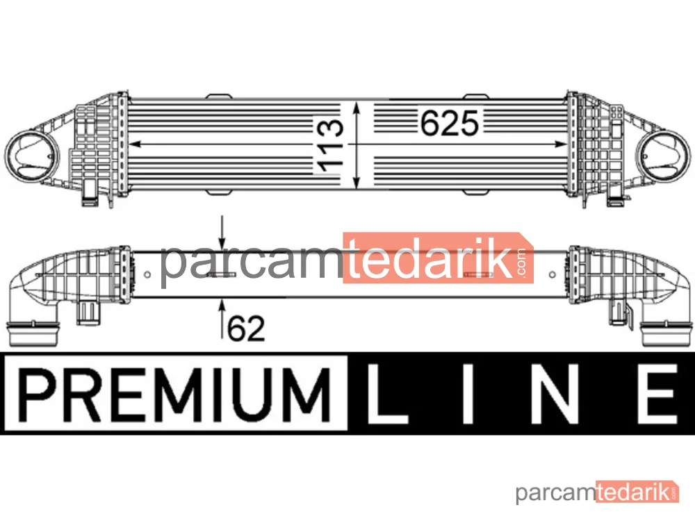 BEHR CI356000P | Turbo Radyatörü — Mercedes C-Serisi (W204) 09-/E-SERISI (W212) 09-/SLK (R172) - 200 11