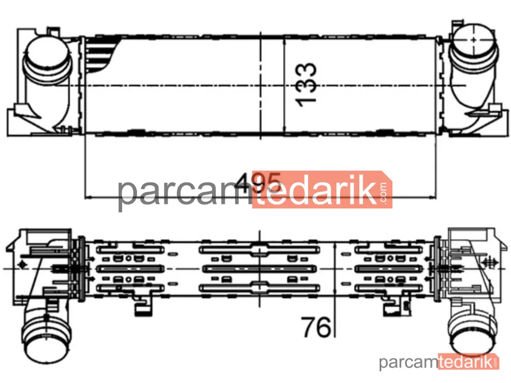 CI393000P | Turbo Radyatörü — BMW F20-30 / N13-N47 2012-2017 O.E