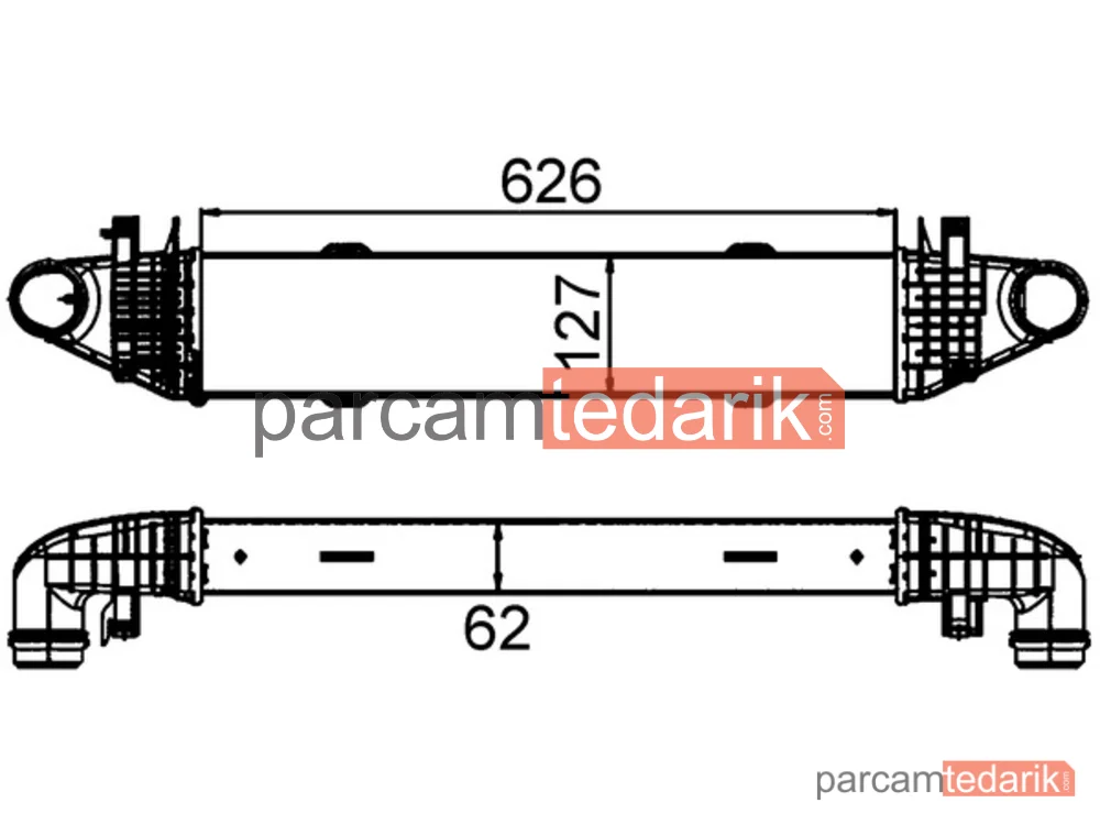 CI428000S | Turbo Radyatörü — Mercedes W204 W212