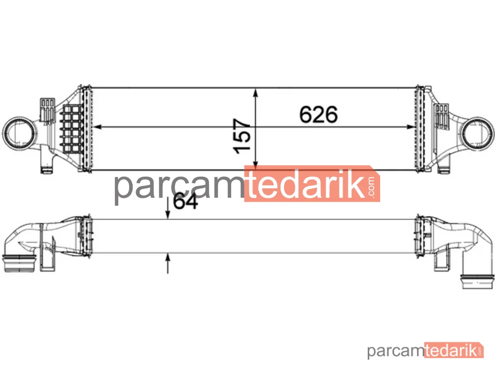 CI480000P | Turbo Radyatörü — Mercedes