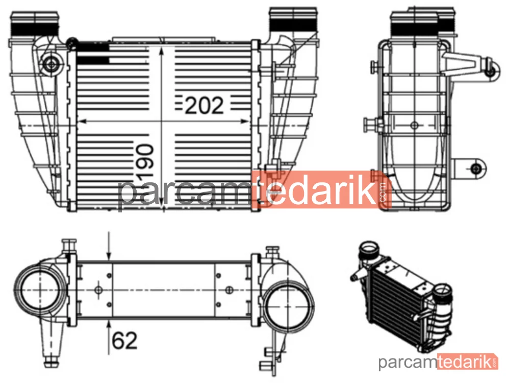 CI486000S | Turbo Radyatörü — Audi
