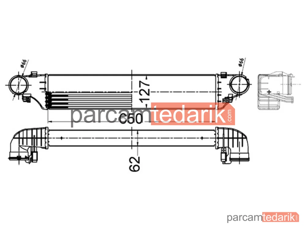 CI505000S | Turbo Radyatörü — Turbo Radyatörü Mercedes W203 W209