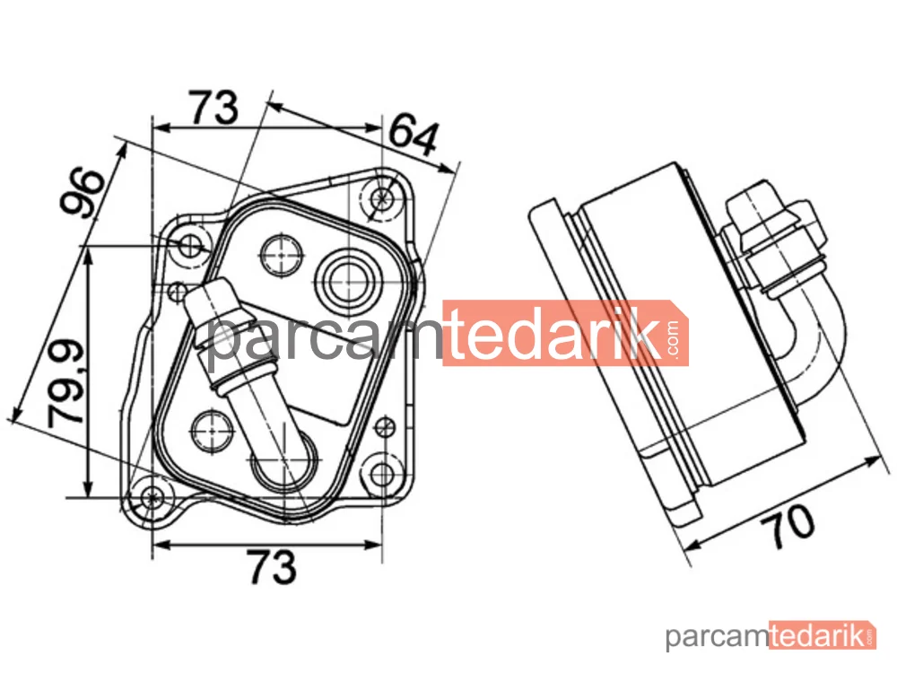 CLC107000P | Yağ Soğutucusu — BMW 1, BMW 1 Cabrio, BMW 3