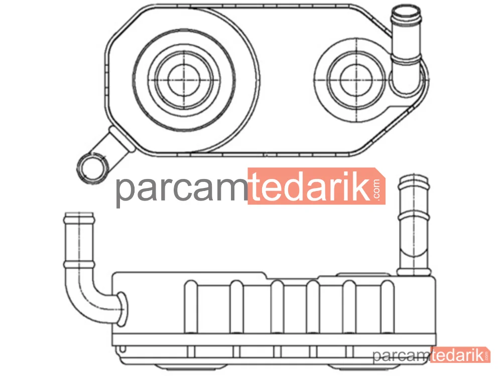 CLC177000S | Yağ Soğutucusu — OTM Sanzuman (VW Golf 92-98 Passat 88-97 Polo CLS 97-00 Seat Ibiza 93-99)