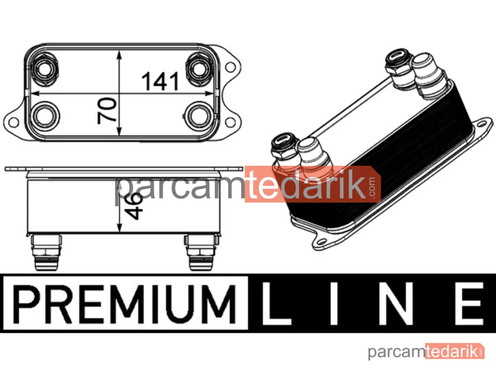 BEHR CLC227000P | Şanzıman Yağ Soğutucusu — Mercedes W204-212 271CGI-M651 ŞANZ Yağ