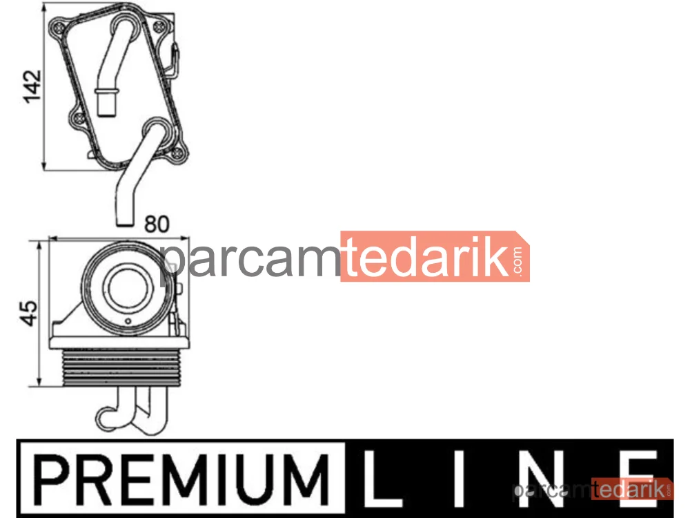 BEHR CLC24000P | Yağ Soğutucusu — Mercedes M112 Komple W202 97-00 W203 00-07 C208 97-02 C209 02-09 W211 02-08