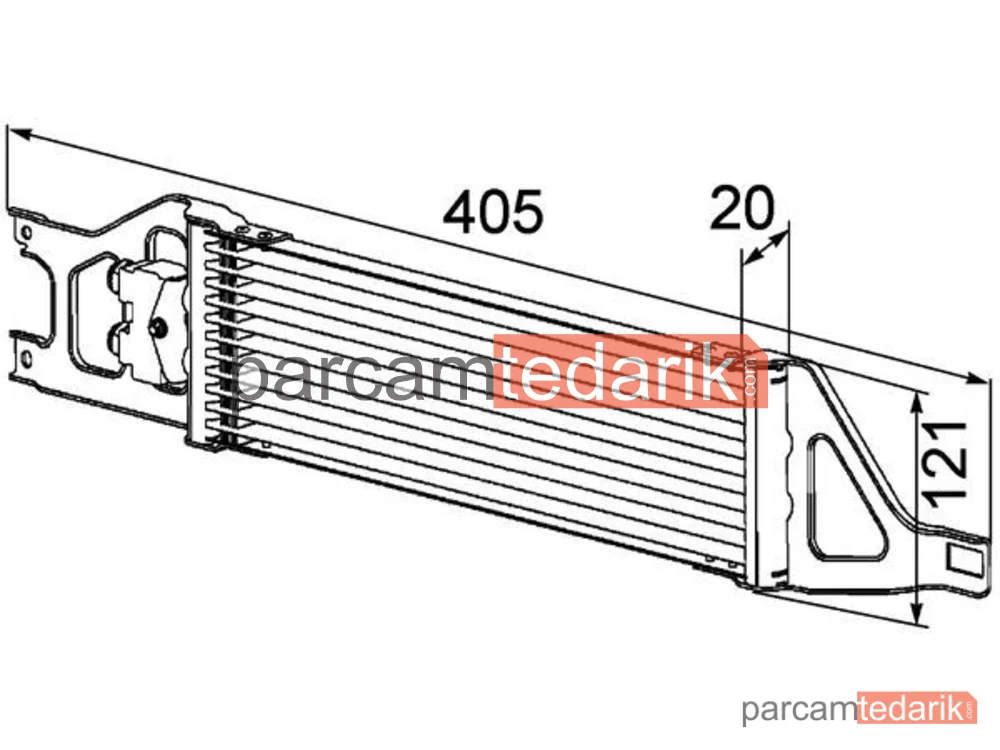 CLC57000P | Şanzıman Yağ Soğutucusu — Mercedes W169 W245 M266 OM640