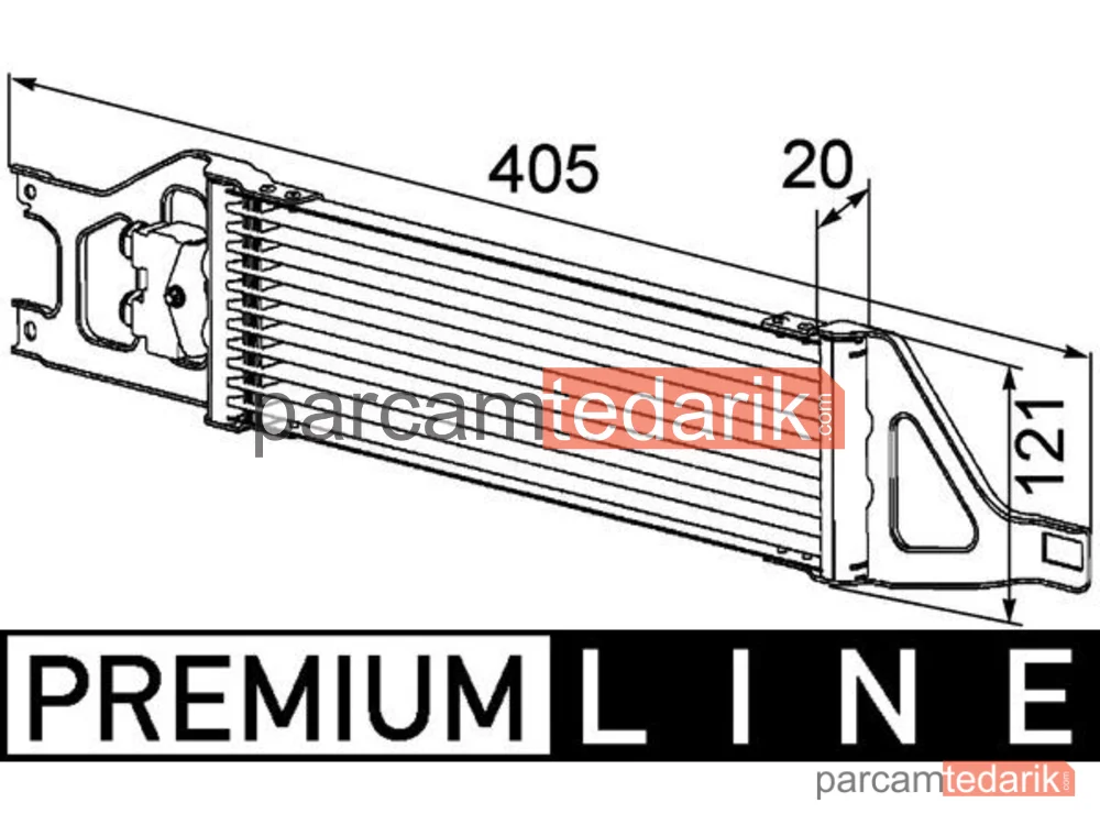 BEHR CLC57000P | Şanzıman Yağ Soğutucusu — Mercedes W169 W245 M266 OM640