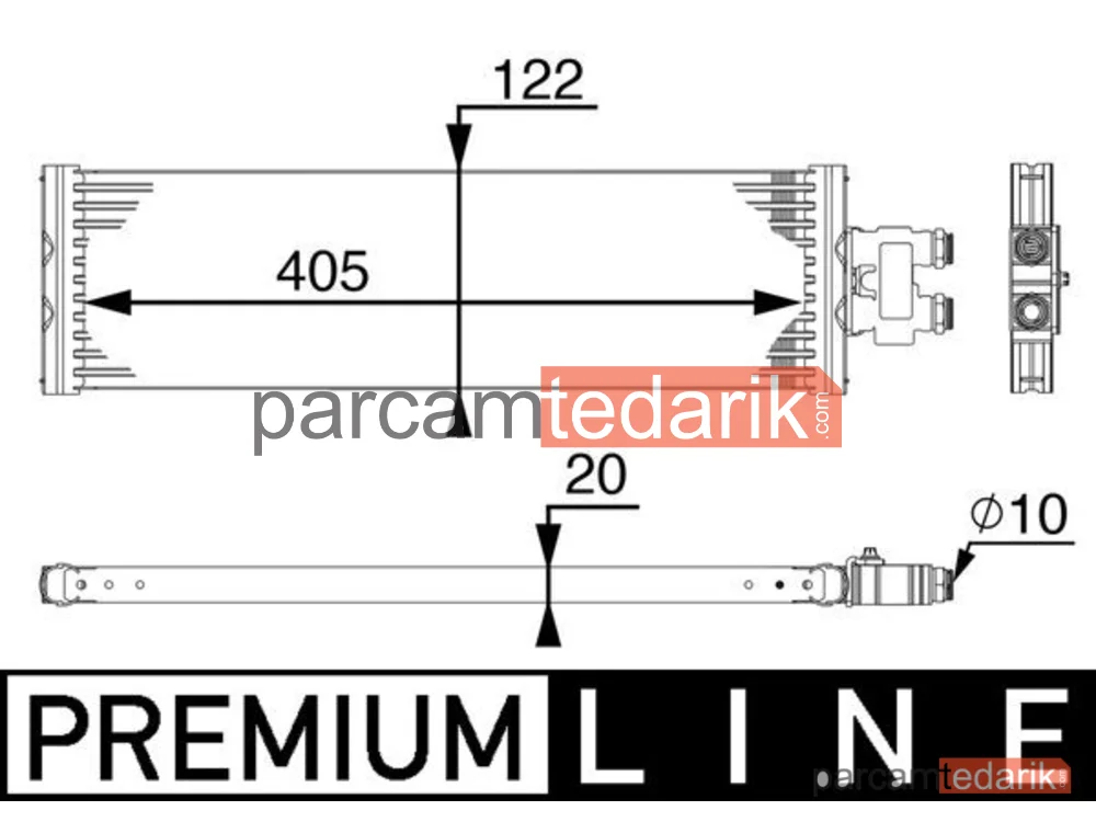 BEHR CLC64000P | Şanzıman Yağ Soğutucusu — Sanzuman Yağ Mercedes W447 OM651