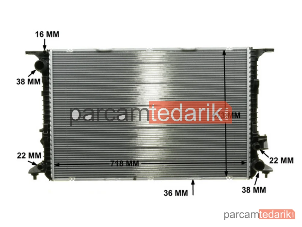 BEHR CR1022000P | Su Radyatörü — Audi