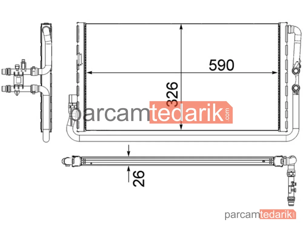 BEHR CR1044000P | Su Radyatörü — BMW F10 M5-F12 M6