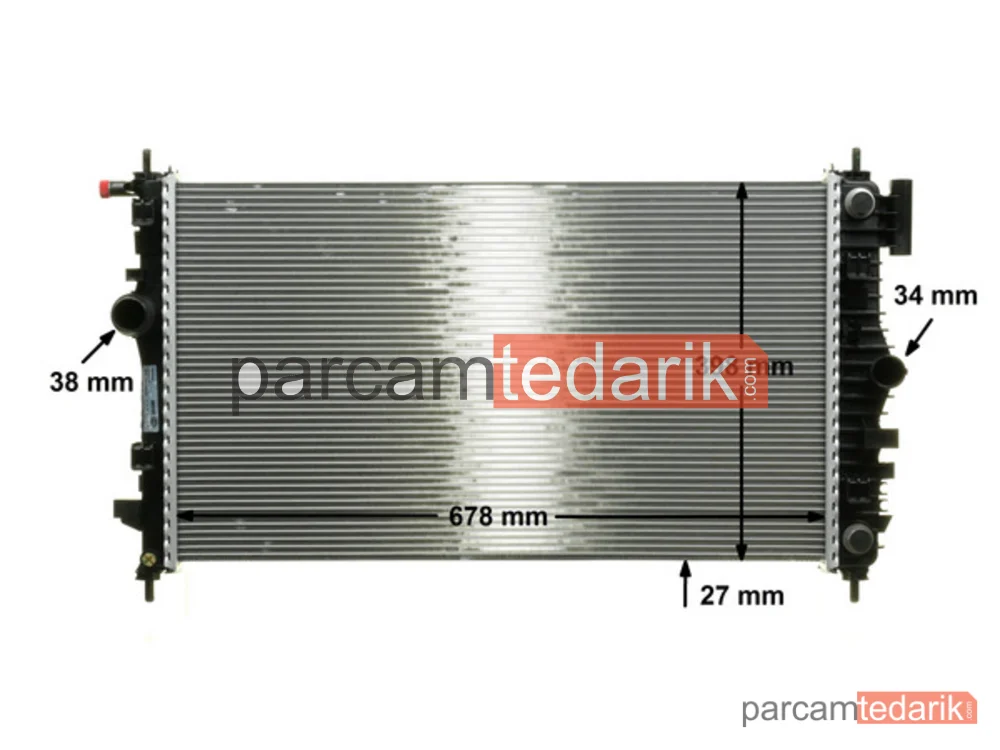 MAHLE CR1103000P | Su Radyatörü — Opel Insignia A, Opel Insignia A Country Tourer, Saab 9-5