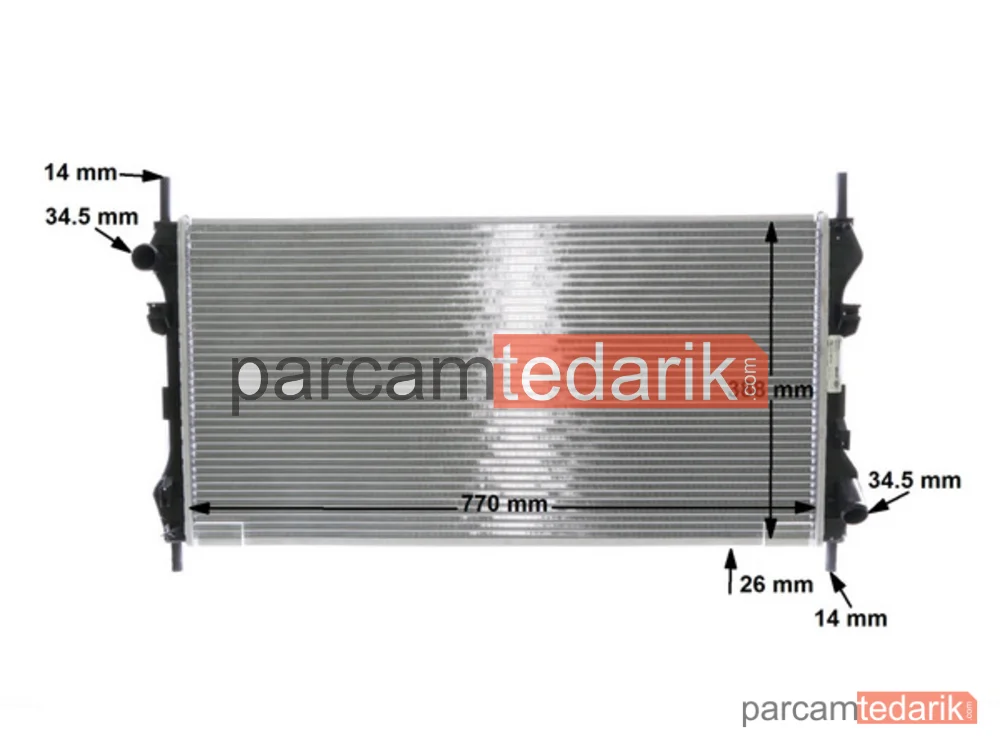 BEHR CR1143000S | Su Radyatörü