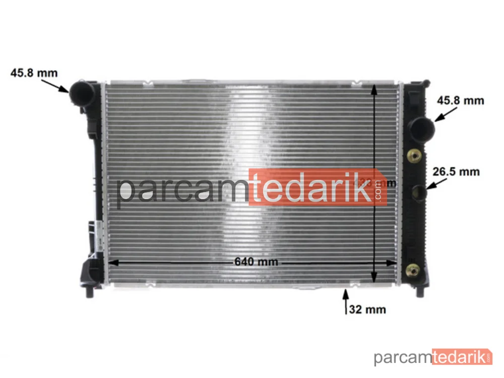 BEHR CR1176000S | Su Radyatörü — Motor Mercedes X204 08/15 W204 08/14 C218 11/17 W212 09/15 C207 10/16 OTOM