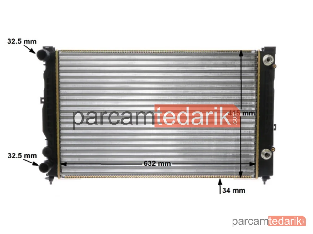 BEHR CR132000S | Su Radyatörü — VW Passat / Audi A4 Otomatik