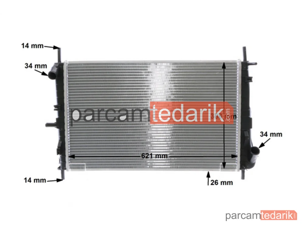 BEHR CR1347000S | Su Radyatörü — Ford Mondeo III, Ford Mondeo III Sedan, Ford Mondeo III Turnier