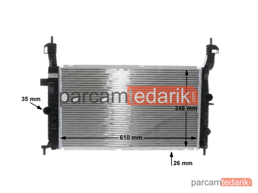 BEHR CR1498000S | Su Radyatörü — Opel Meriva 1.4 16V Twinport 1.6 16V / 1.8 03=/10 MT Z14XEP - Z16XE