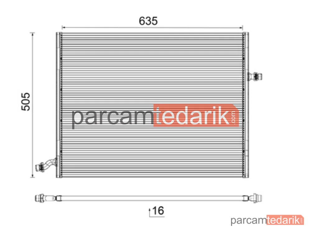 CR2099000P | Su Radyatörü — Ilave Mercedes C257 W213 C238 X253 W222