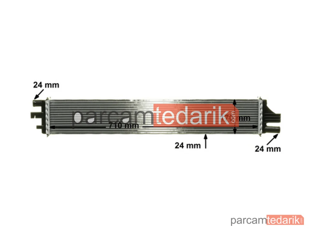 BEHR CR2163000P | Turbo Radyatörü — EGR Sogutucu İnce Tip Master III Master IV 2.3 M9T