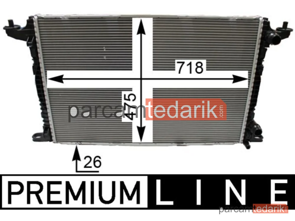 BEHR CR2179000P | Su Radyatörü — VW Touareg 18- Audi A4 16- A5 17- A6 19