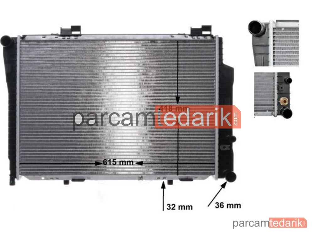 BEHR CR270000S | Su Radyatörü — Mercedes W202-W210 / C180 - E200-C200 Klimali
