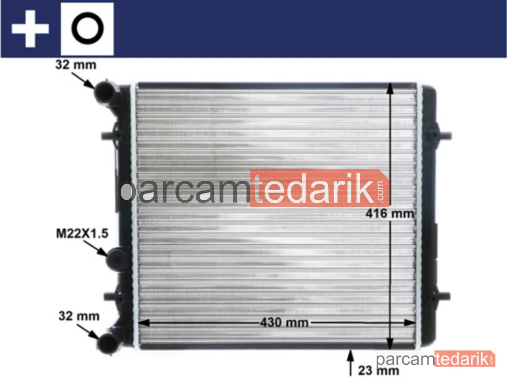BEHR CR367000S | Su Radyatörü — VW Seat Skoda